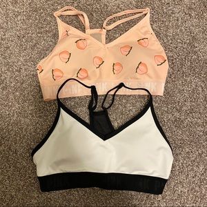 NWOT - 2 PINK Lightly Lined Sports Bras